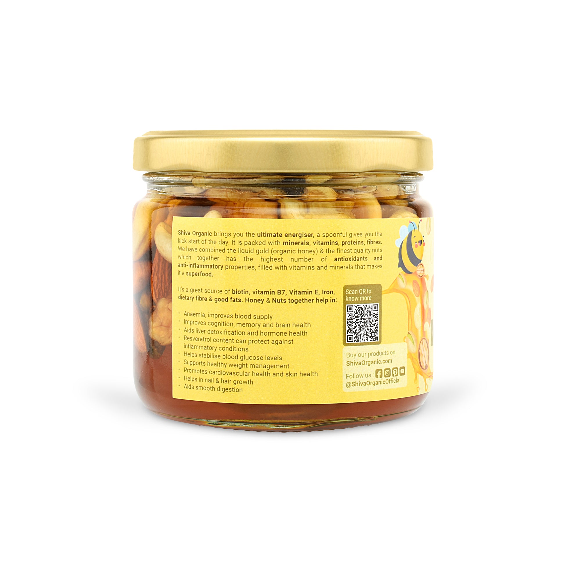 Mixed nuts in honey | nutty honey | 400g