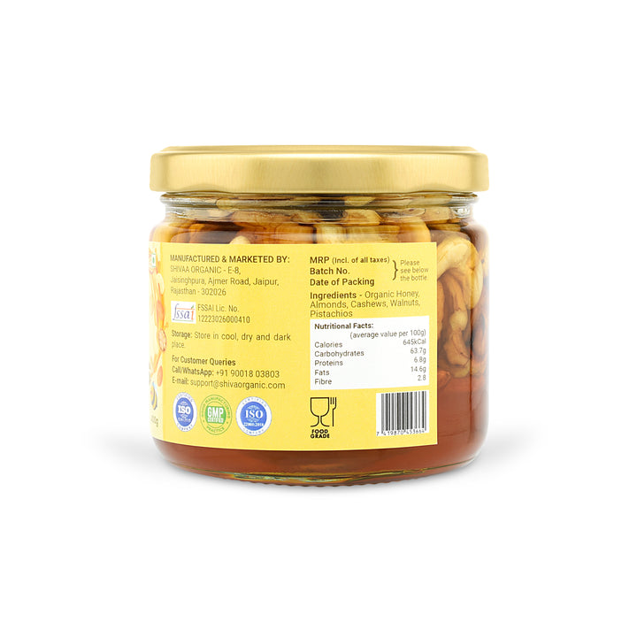 Mixed nuts in honey | nutty honey | 400g