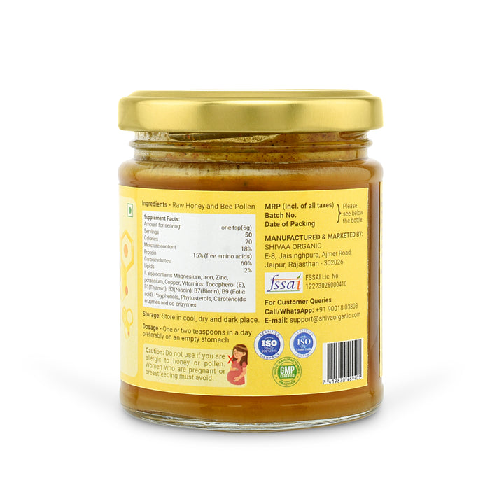 Honey wuth Bee Pollen | 250g | Best bee pollen