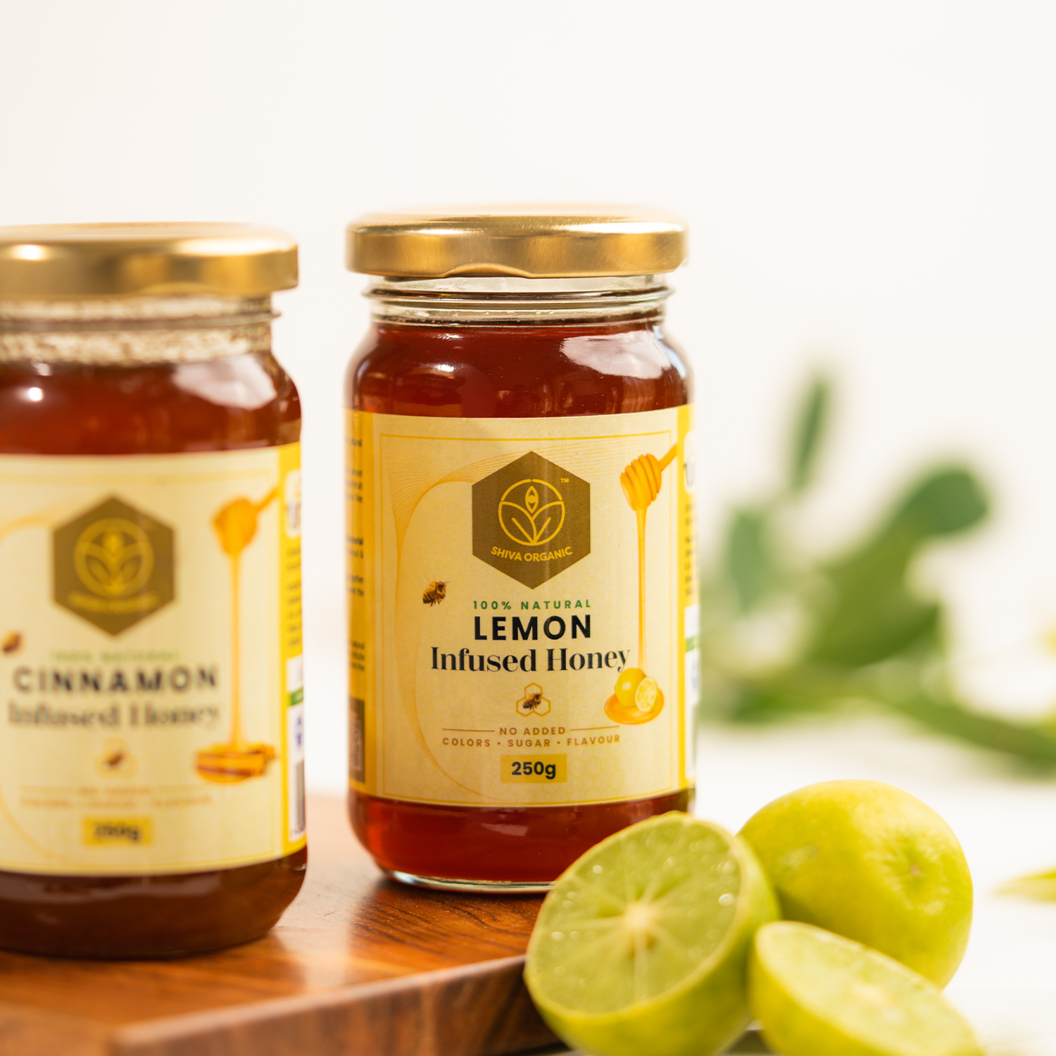 Lemon Infused Honey | Honey Lemon Tea | Weight Loss Honey | Shiva Organic