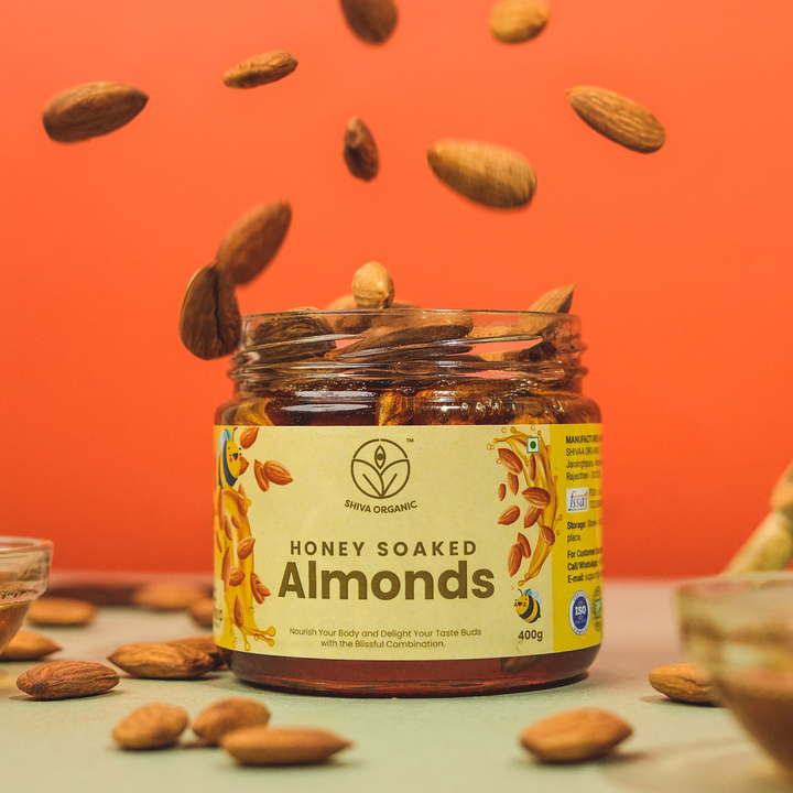 Almonds Honey | Honey soaked Almonds | 400g