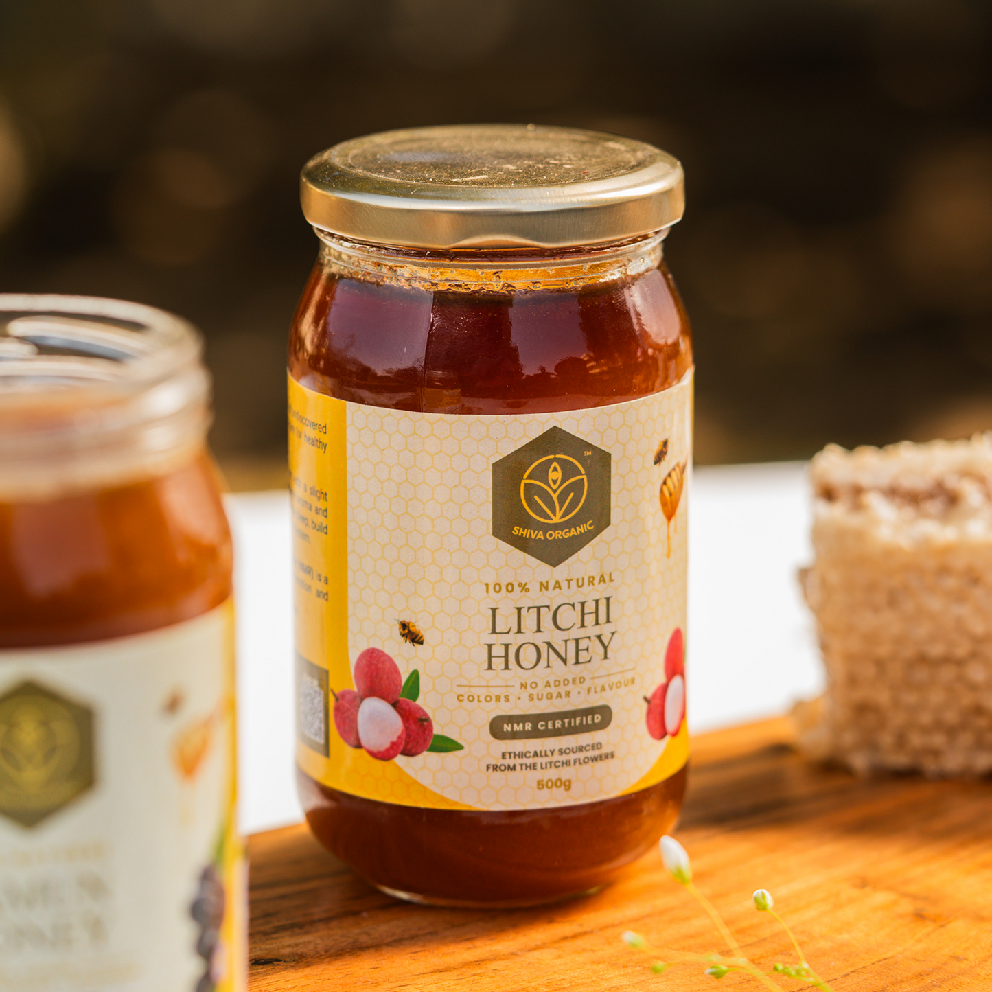 500 gm | Litchi Honey | Shiva Organic