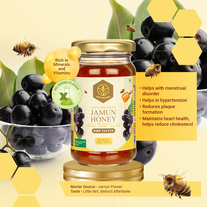 Jamun Honey 250g | Raw Honey | Shiva Organic