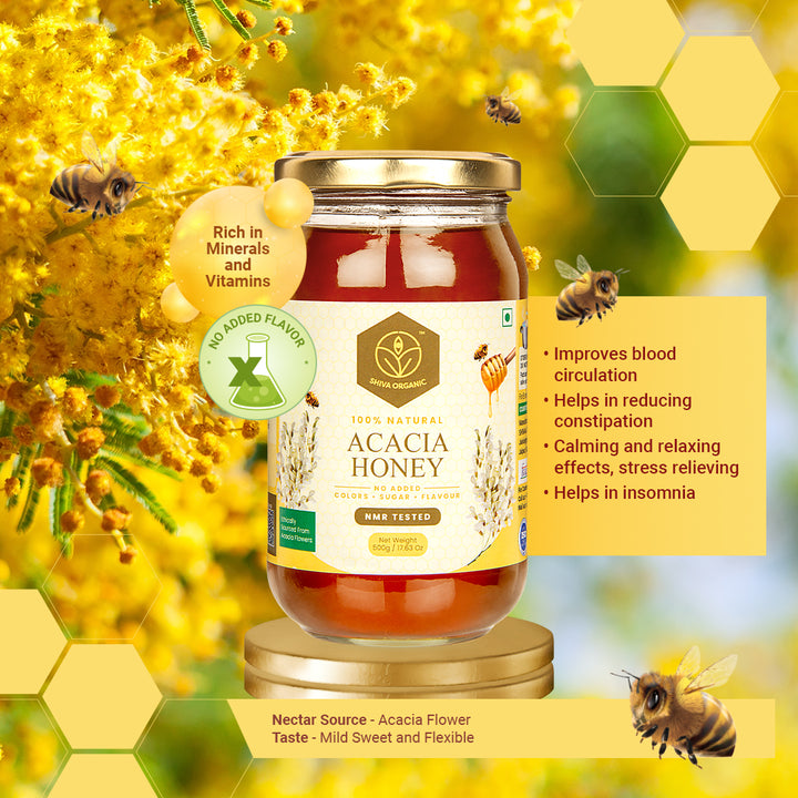 Manuka Honey 1kg | Acacia Flower Honey | Shiva Organic