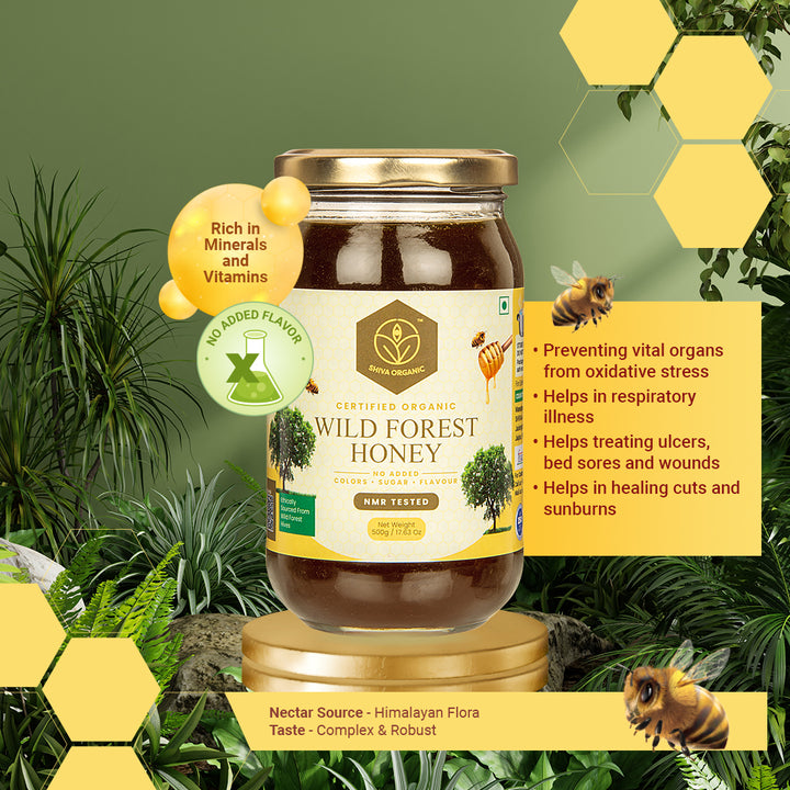 500g Wild Honey | Shiva Organic 