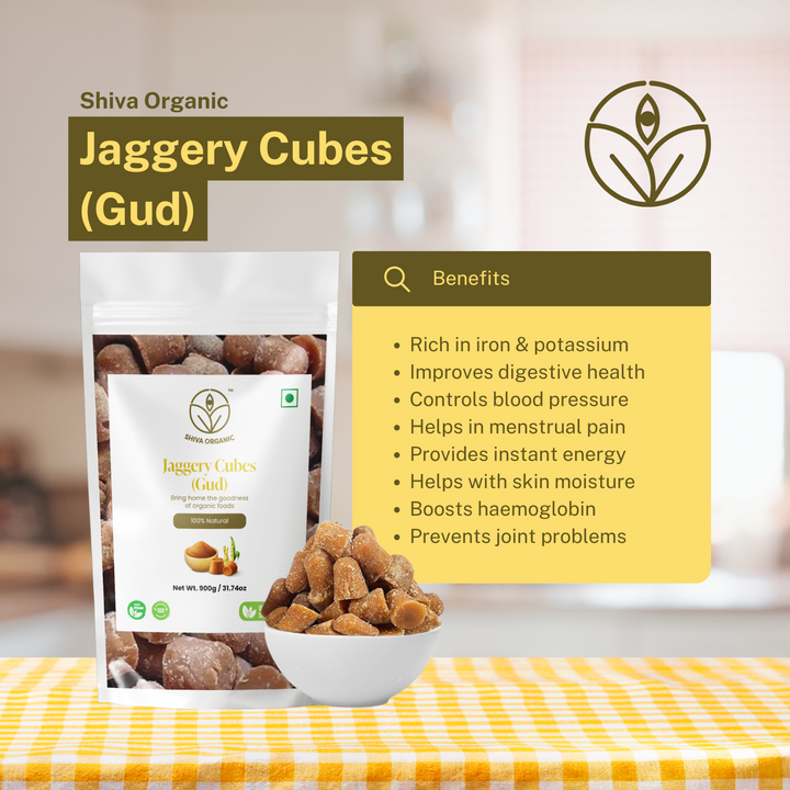 Organic Jaggery Cubes | Shiva Orgaic