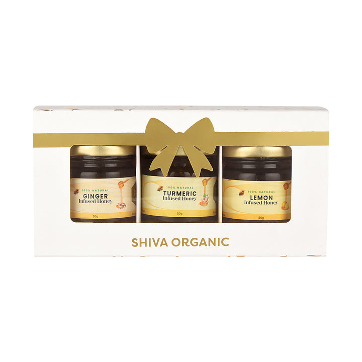 Infused Honey taster gift box | Shiva Organic