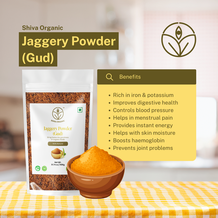 Jaggery Powder | Desi Gud | Shiva Organic