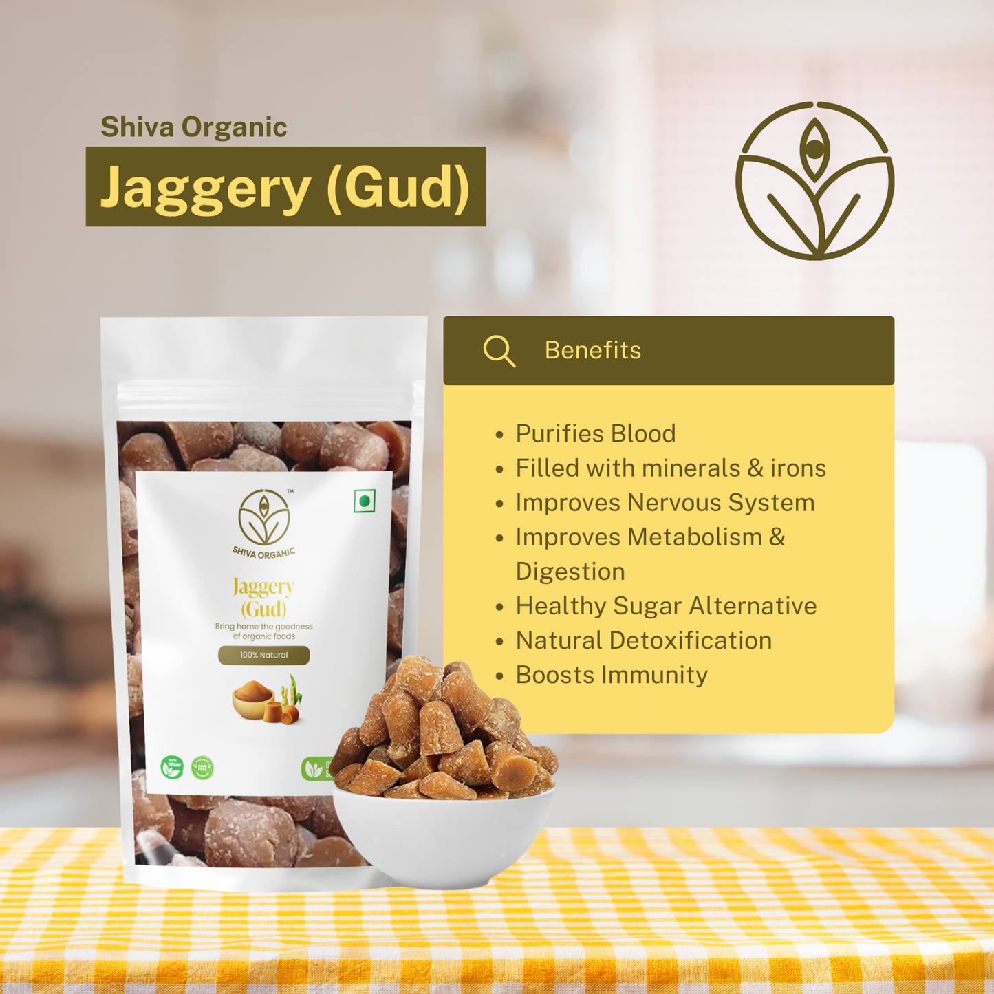 Jaggery Powder | Organic Desi Gud