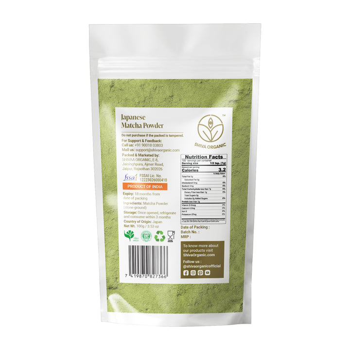 Japanese Matcha Powder | Shiva Organic