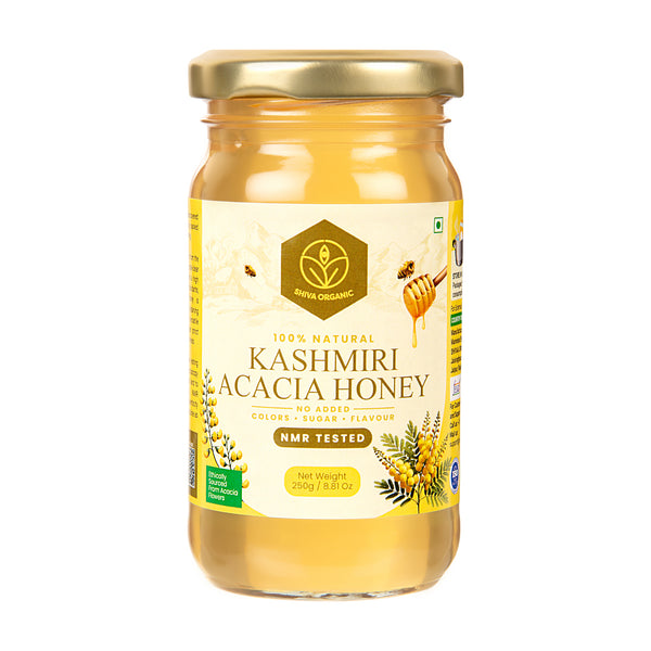 Kashmiri Acacia Honey | Raw Honey 250g | Shiva Organic