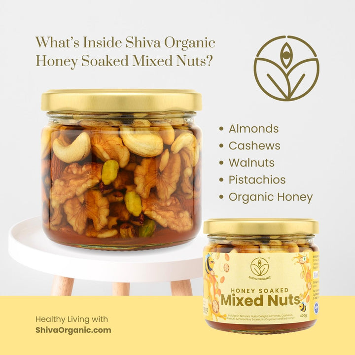 Mixed nuts in honey | nutty honey | 400g