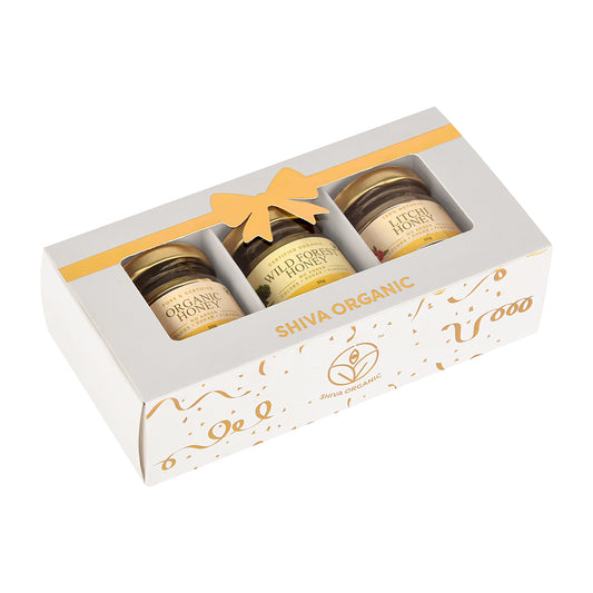 Natural Honey Gold Gift Box | Shiva Organic