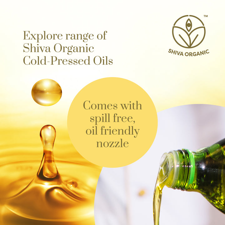 Organic Black Mustard Oil | Cold Press | 1 litre | Shiva Organic