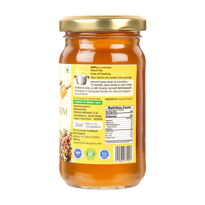 Peach Blossom Honey | Fruit Honey 250g | Shiva Organic