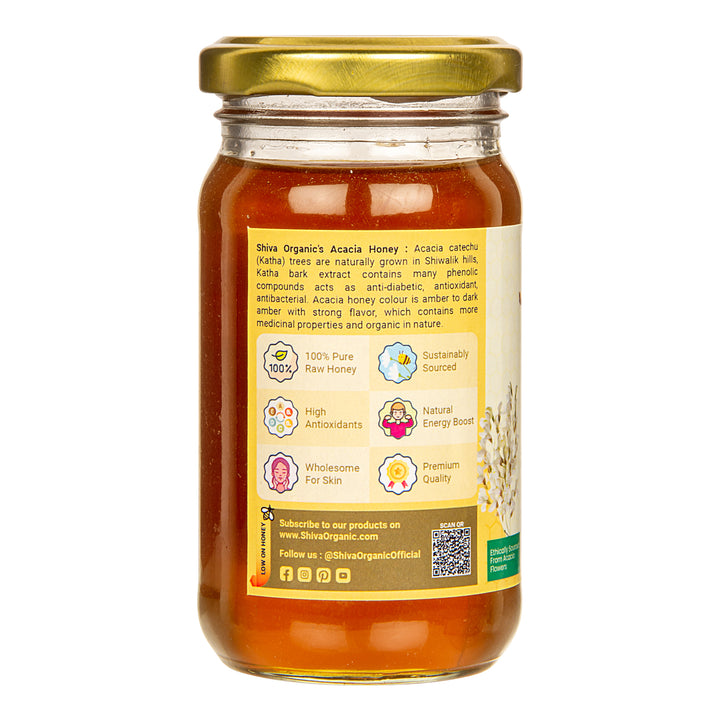 250 gm | Acacia Flower Honey | Cidr Honey | Shiva Organic