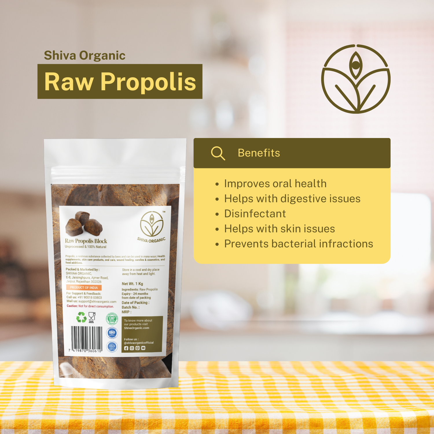 Propolis 1 kg | Shiva Organic