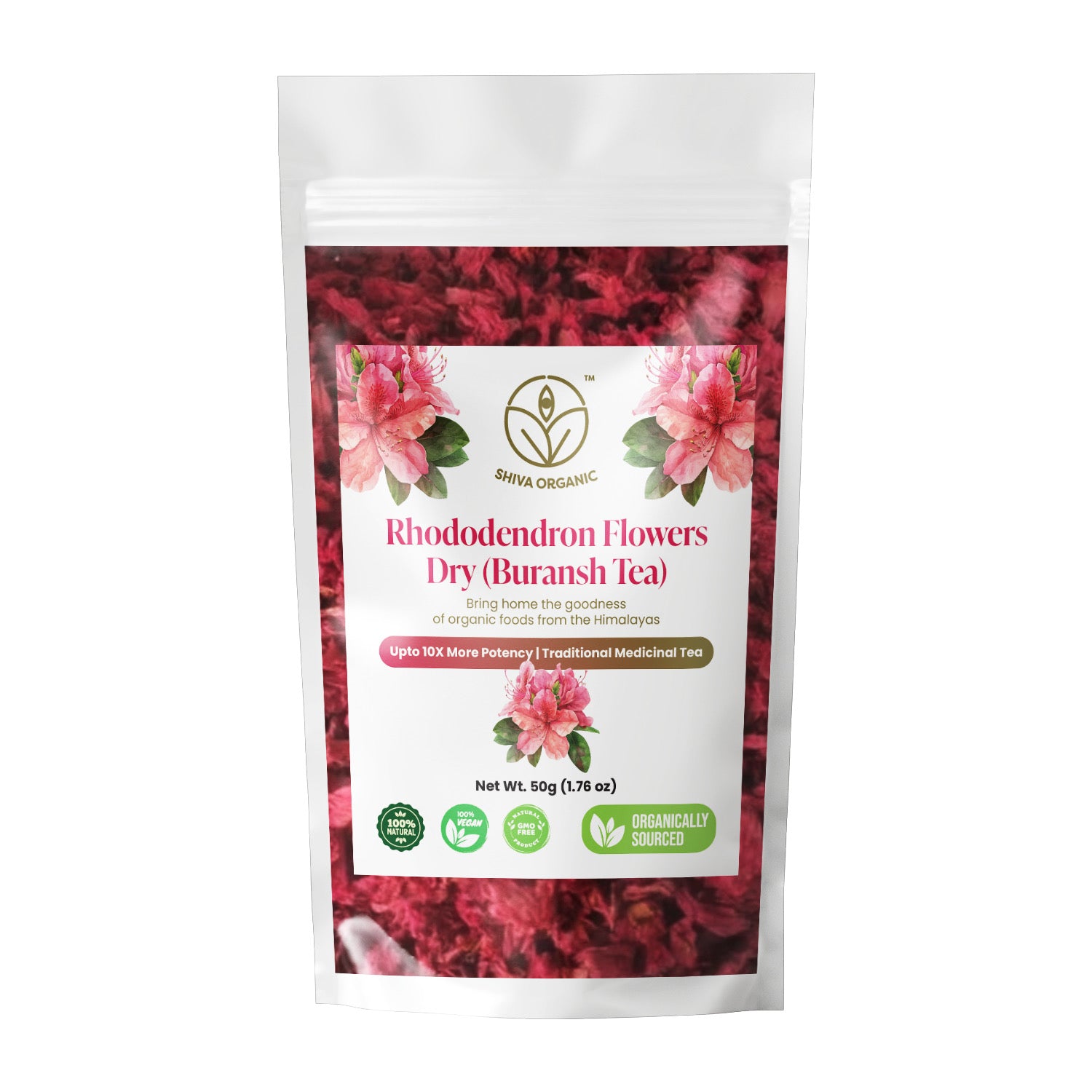 Rhododendron Flower | Himalayan Buransh | Organic Floral Tea | Shiva ...