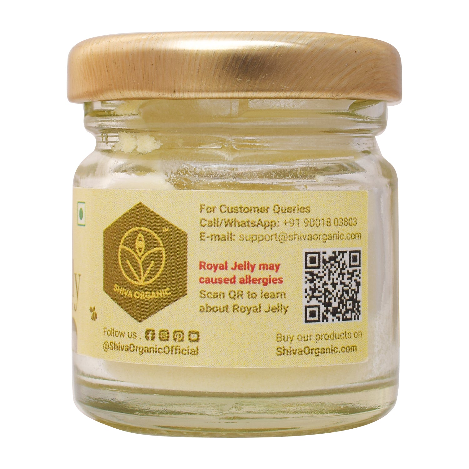 Royal Jelly Powder | 10HDA-6% | 10g | Shiva Organic