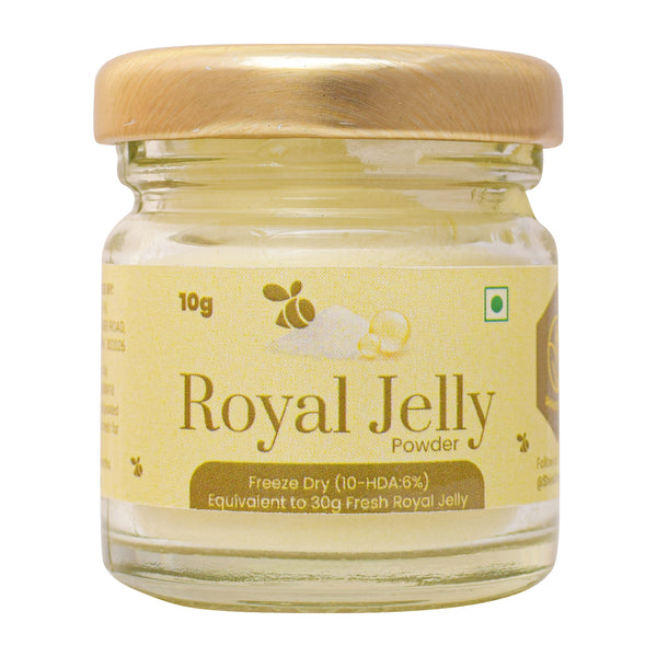 Royal Jelly Powder | 10HDA-6% | 10g | Shiva Organic