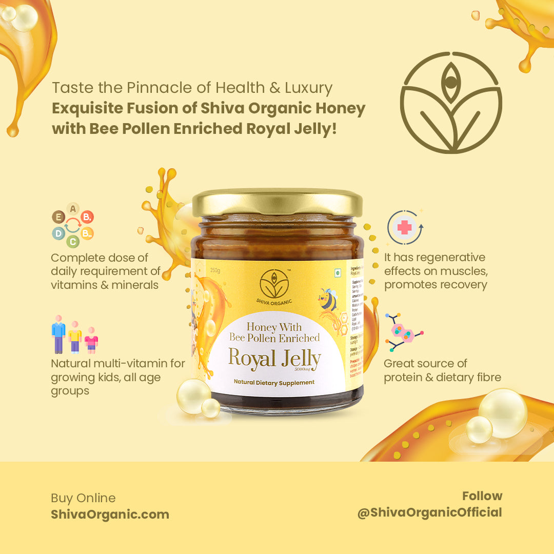 Raw Honey Bee Pollen | Buy fresh royal jelly | 250g