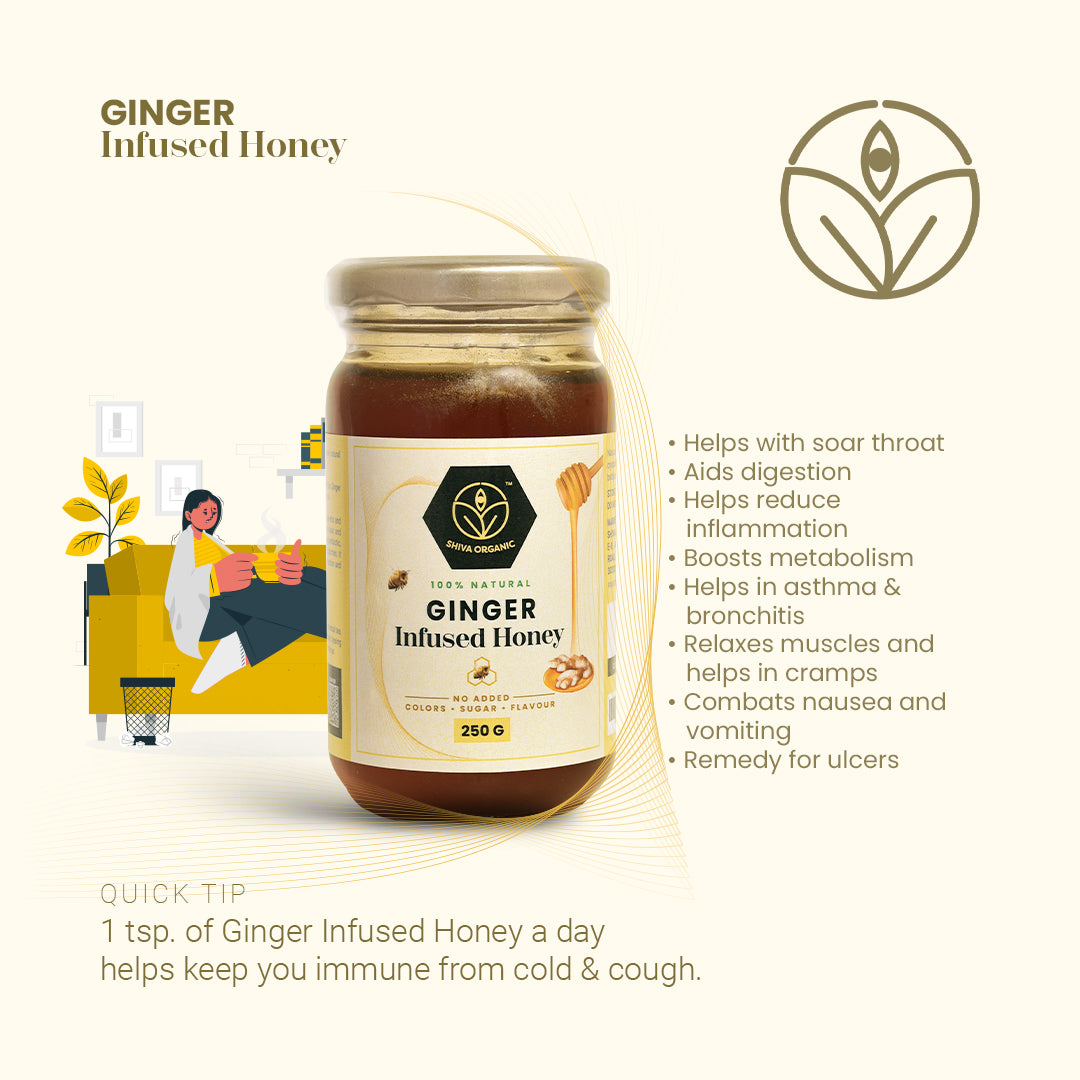 Honey combo | Ginger honey | Shiva Organic