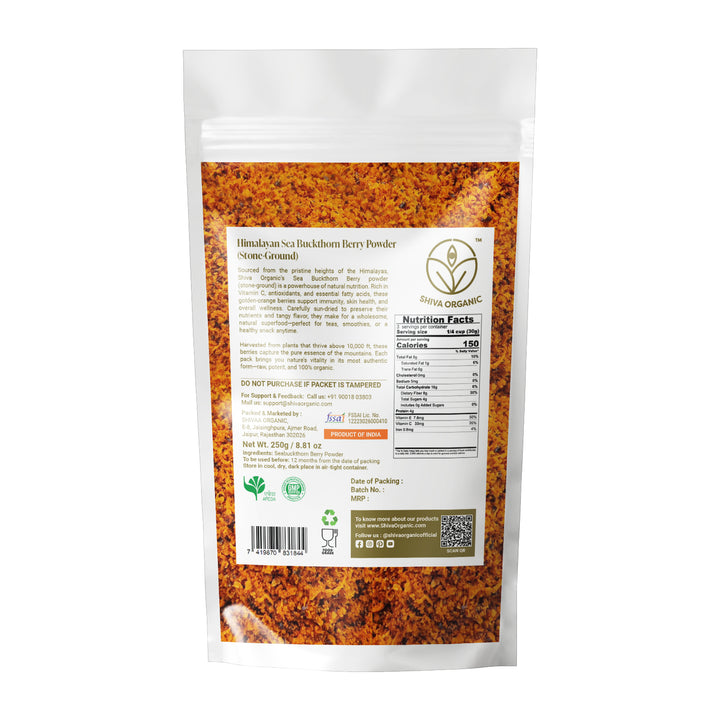 Himalayan SeaBuckthornPowder | Shiva Organic