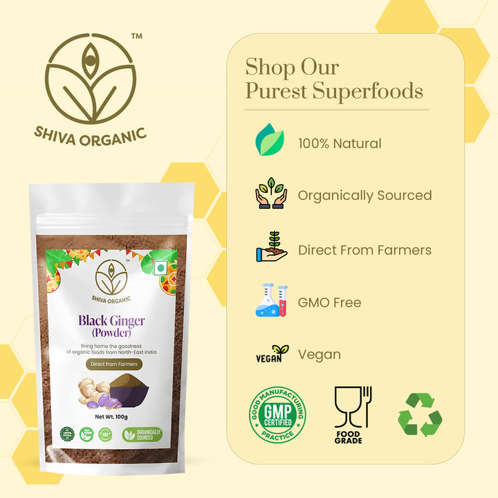 Black Ginger Powder | Shiva Organic