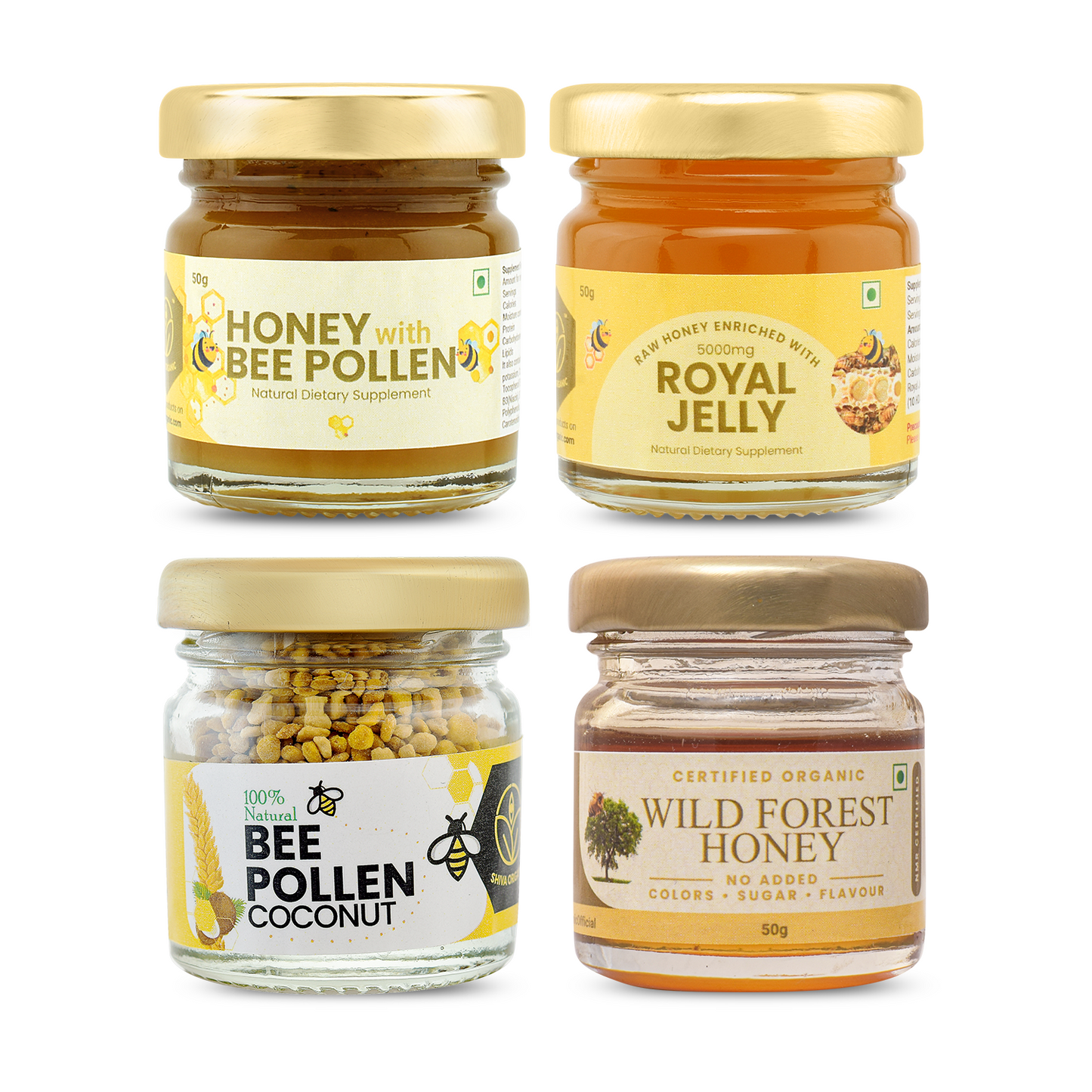 Buy Royal Jelly | Bee Pollen | Raw honey | Shiva Organic