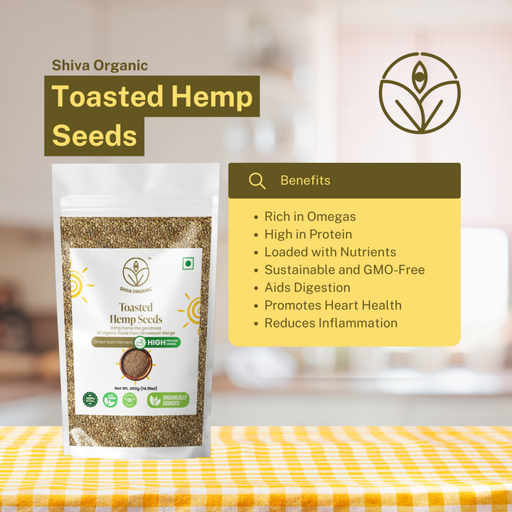 High Protein Hemp Seeds | Shiva Organic