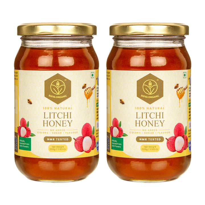 1 kg Lyche Honey | Pure Organic | Shiva Organic