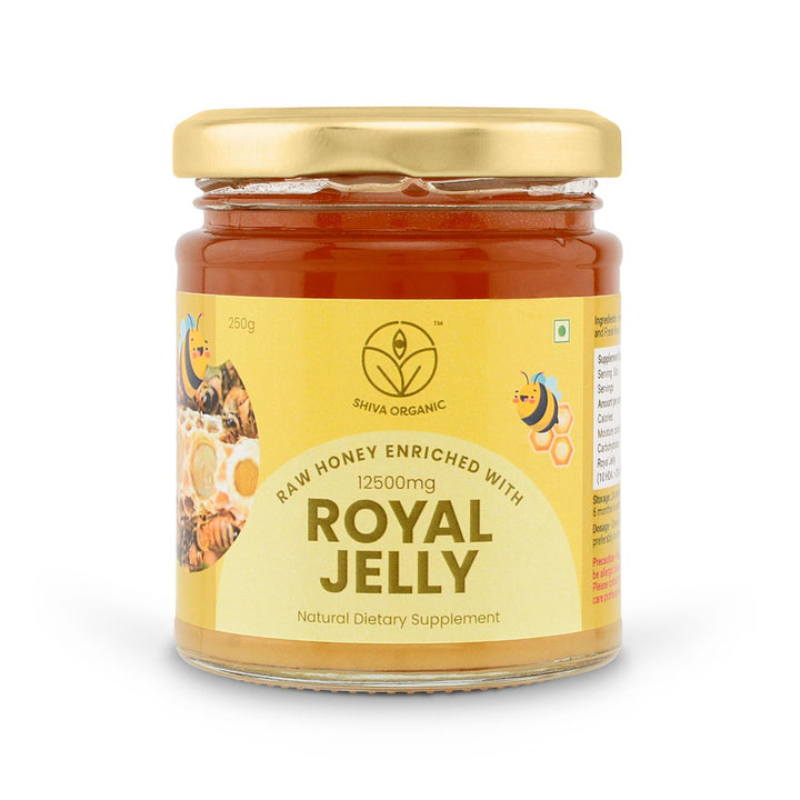 Honey wuth 12500mg Royal Jelly | 250g | Shiva Organic