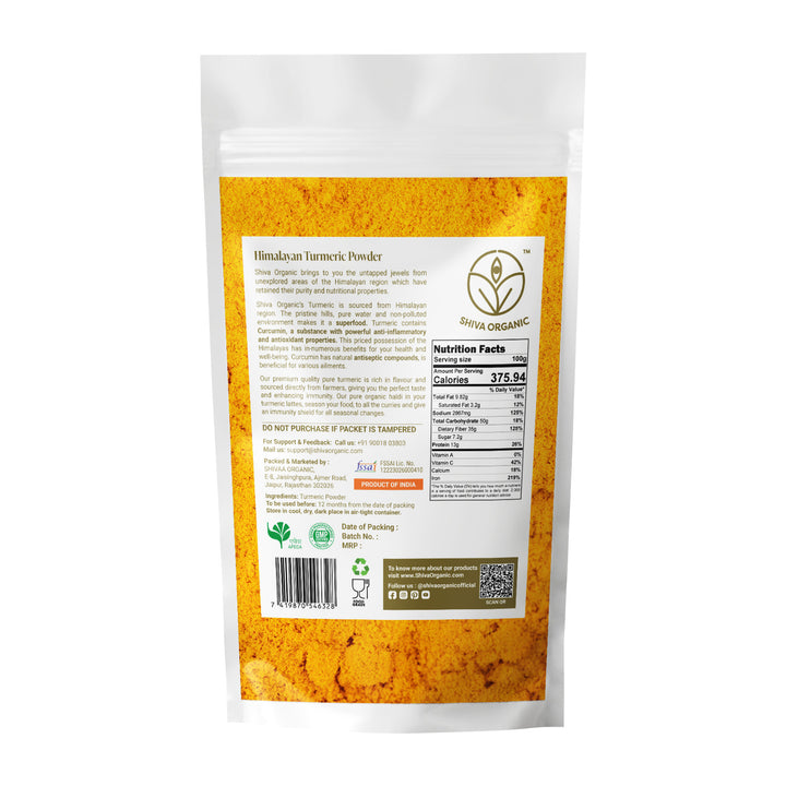 Pahadi Haldi | High Circumin | Turmeric Powder 400g