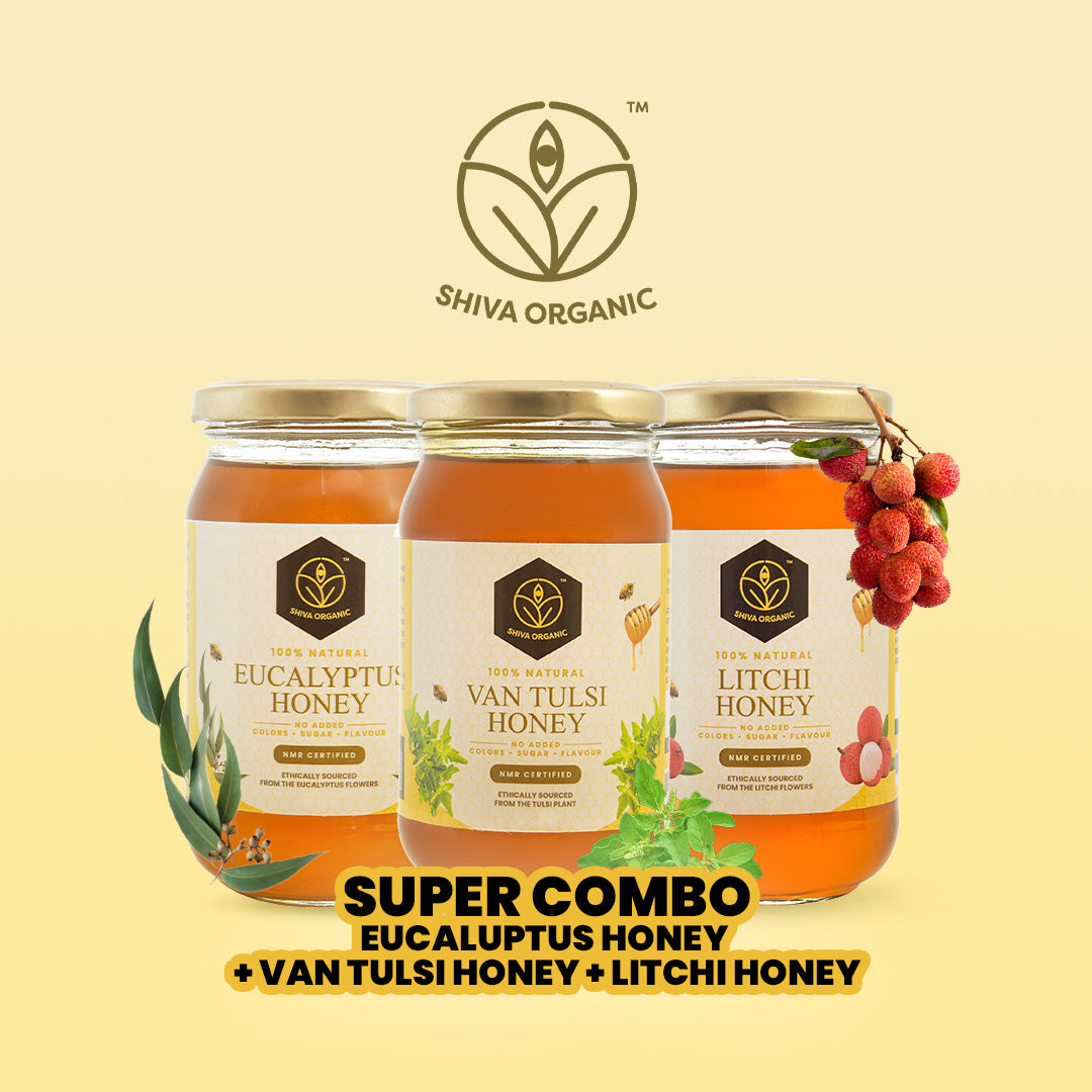 Honey Combo - Eucalyptus, Litchi, Vantulsi 