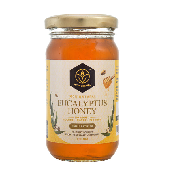 250 gm, Eucalyptus Honey | Best honey for winters | Shiva Organic