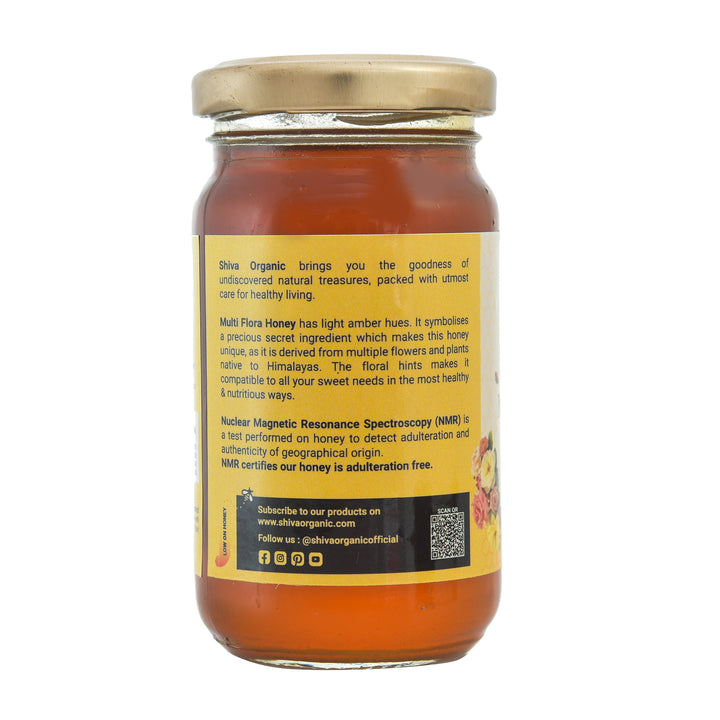 250 gm | Multi Flora Honey | Raw Himalayan Honey | Shiva Organic