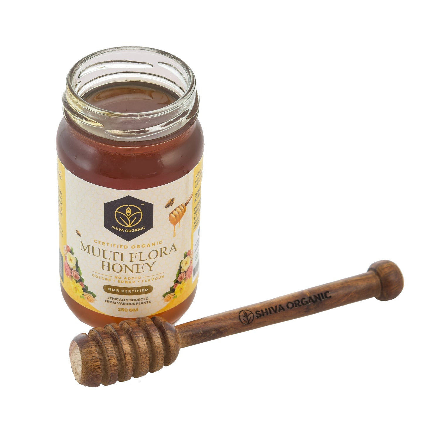250 gm | Multi Flora Honey | Raw Himalayan Honey | Shiva Organic