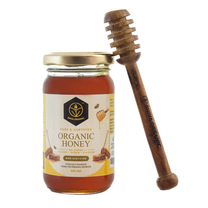 Buy Organic Certified Honey | Pure Raw Honey | 250g | Shiva Organic