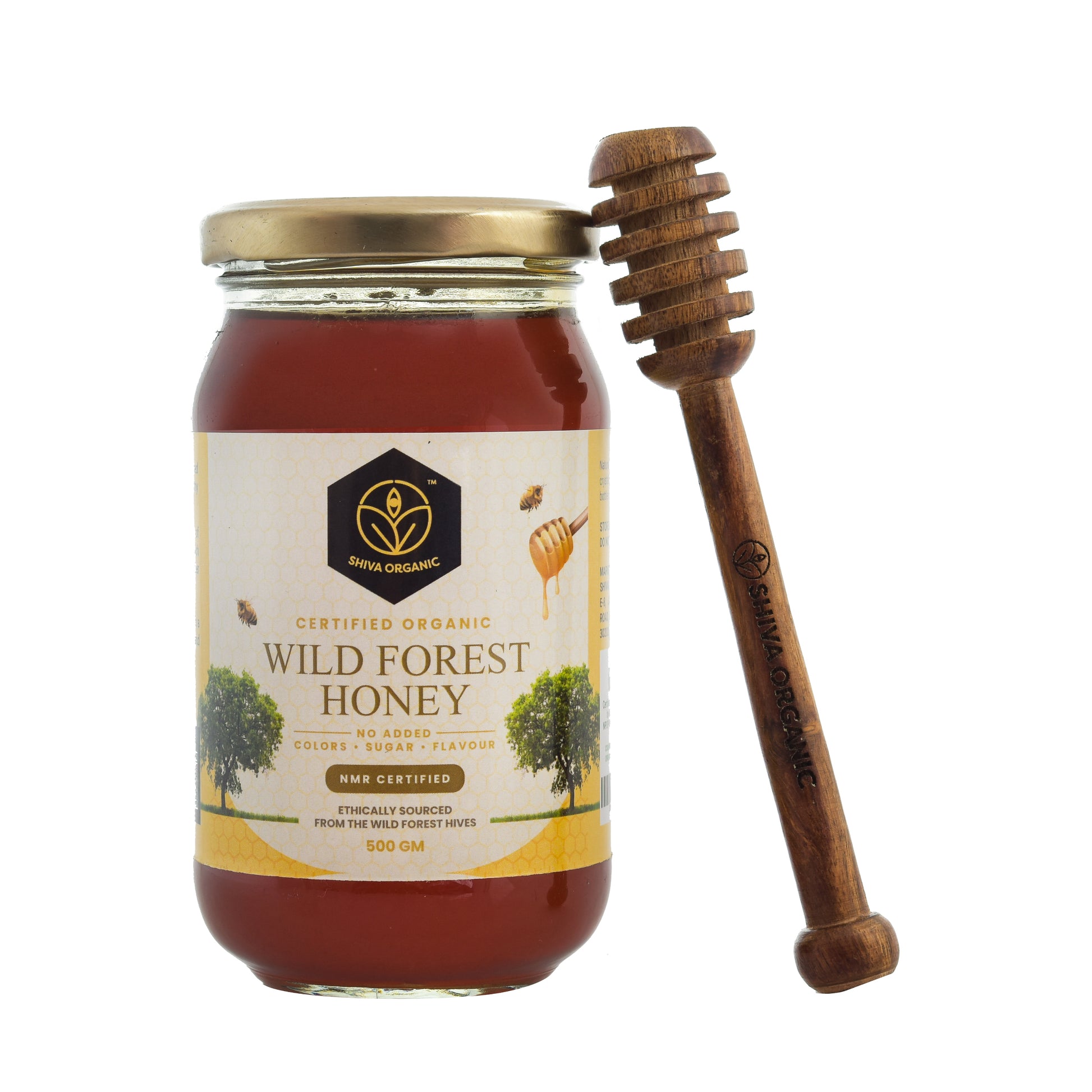 2x500 gm | Wild Forest Honey | Black forest honey | Shiva Organic